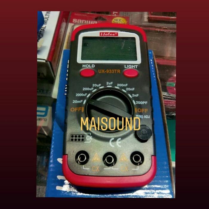 KAPASITOR METER HELES UX 933 TR CAPACITANCE METER UX933TR