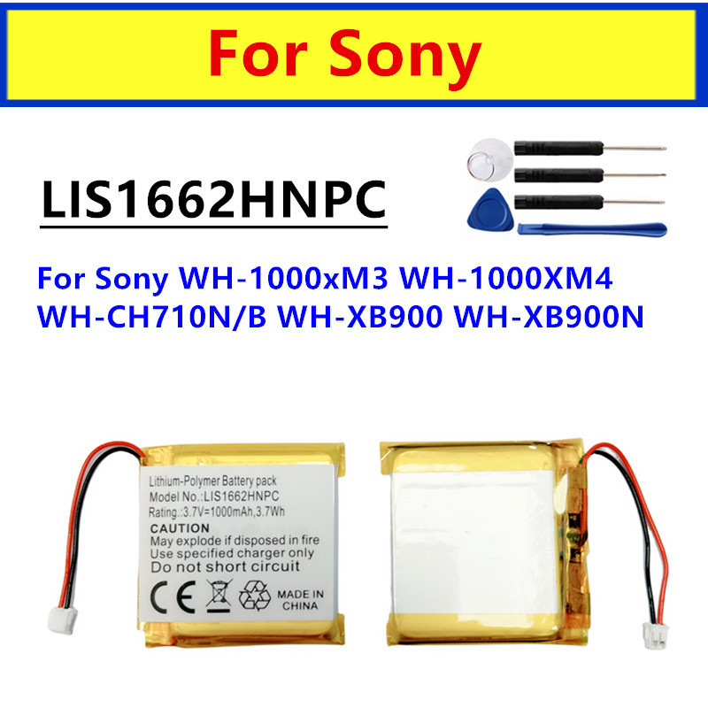Battery Lis1662Hnpc For Wh-1000Xm3 Wh-1000Xm4 Wh-Ch710N/B Wh-Xb900 Wh-Xb900N Wh-Xb910 Xb910N Sm-03