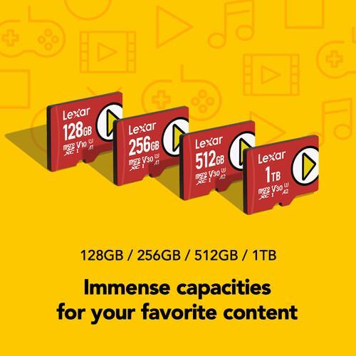 bgl0- Lexar Play Microsdxc Uhs-I A1 256Gb - Micro Sd 256 Gb