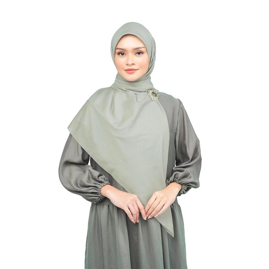 Nada Puspita -Nada Voile Scarf Large - Light Stone