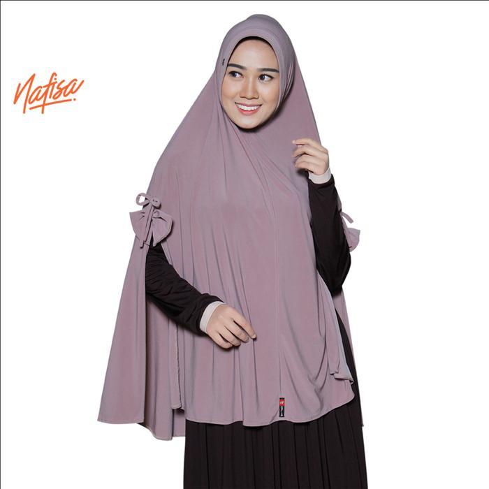 Nafisa Grania Khimar Instan Bergo Syari Hijab Instan Syar'i Belah
