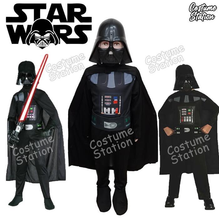 Sale Kostum Star Wars Darth Vader / Costume Vader Star Wars Anak Laki