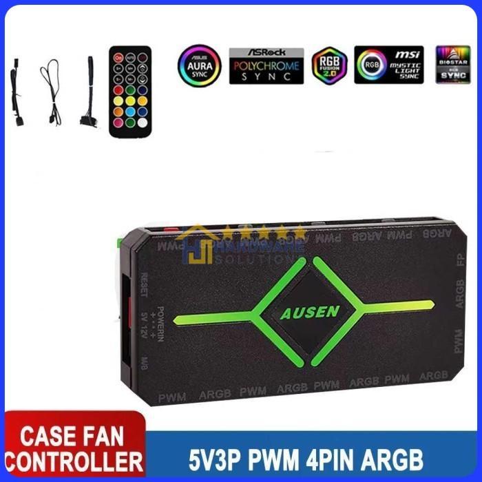 Controller Kipas CPU 5V 3pin RGB with Remote Control - A340