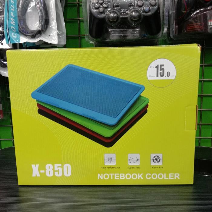Cooling Pad Cooler Fan Tatakan Kipas Pendingin Laptop Max 15" X-850