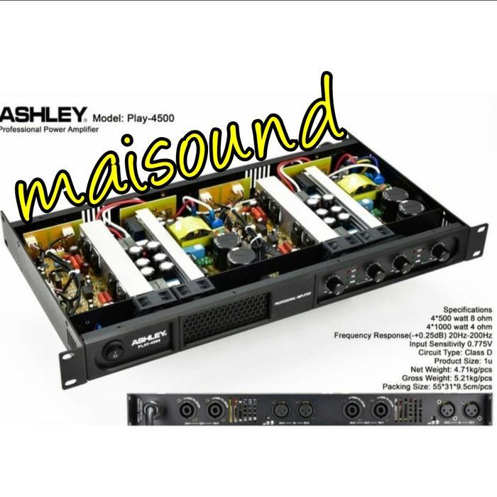 Power Amplifier Ashley Play 4500 Original Ampli Ashley Play4500 Ori Terlaris
