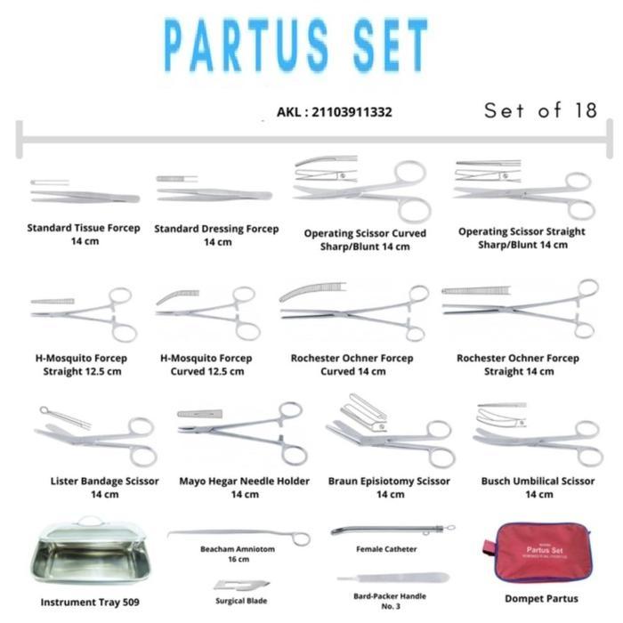 Partus Set / Partus Instruments Set