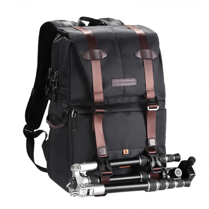 KNF Concept 20L Tas Travel Camera Backpack Waterproof Bag - Black