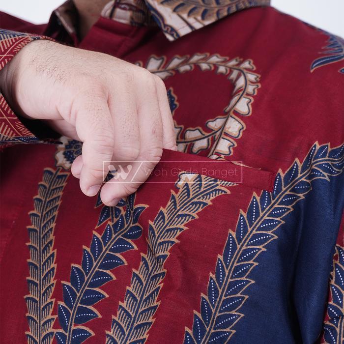 nb4m- Batik Pria Jumbo Big Size Ukuran Besar Xxl Xxxl Wgb Anggabaya