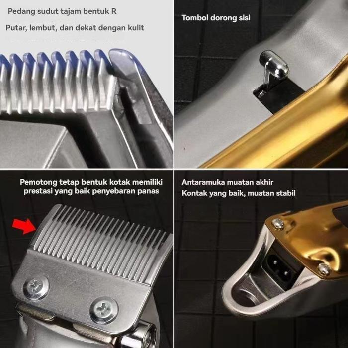 jb87- Alat Cukur Rambut Elektrik Hair Clipper Kemei Km-Pg802 / Km-Pg802 Alat Pencukur Kumis