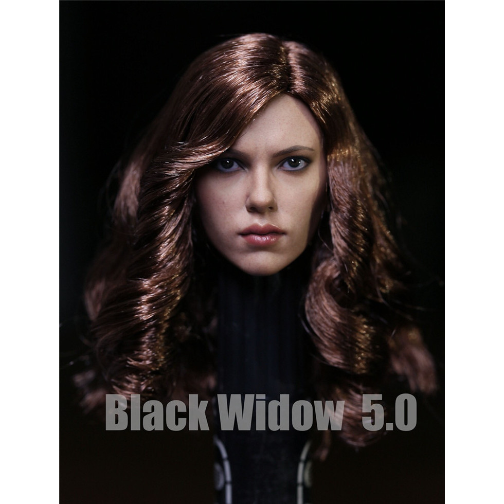 1/6 Female Head Sculpt Hero Widow Scarlet Johansson Natasha Head Model for 12'' Action Figure TBLeag