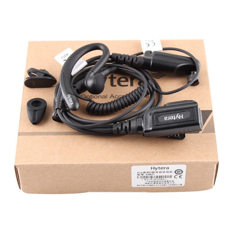 Ehn21 Earpiece For Hytera Pd600 Pd665 Pd666 Pd680 Pd682 Pd688 X1P X1E Z1P Walkie Talkie Two-Way