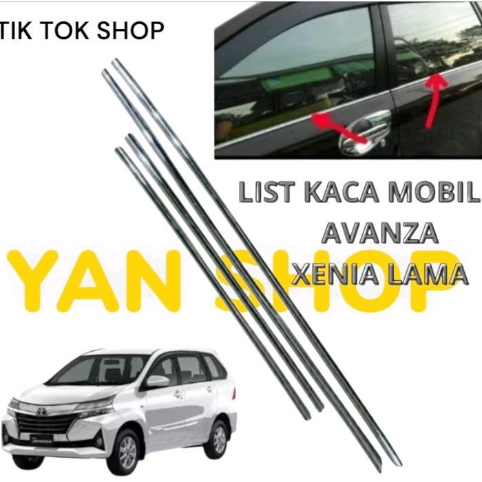 Window Liner Lis Kaca Samping Pintu Toyota Avanza / Xenia 2004 2005 2006 2007 2008 2009 2010 2011