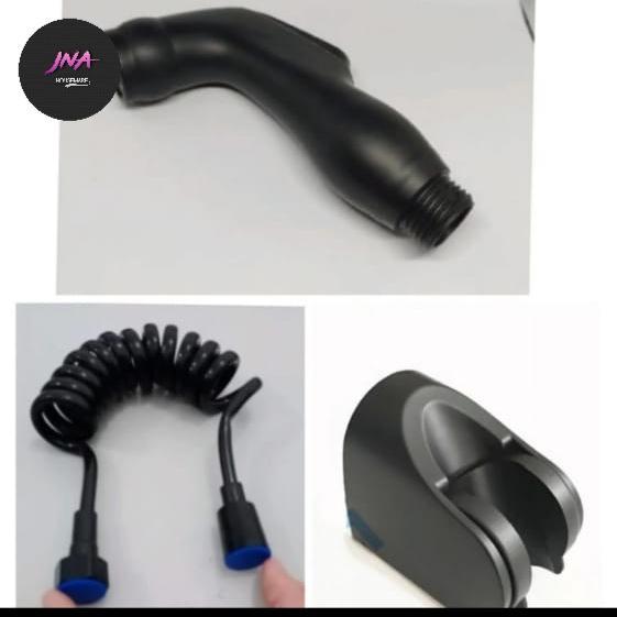 shower toilet closed duduk /jet shower cebok toilet selang ulir hitam