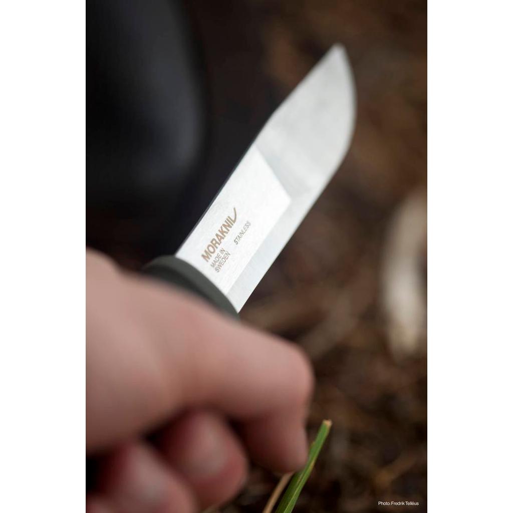 Pisau Morakniv Kansbol with Survival Kit - Bushcraft Stainless Steel