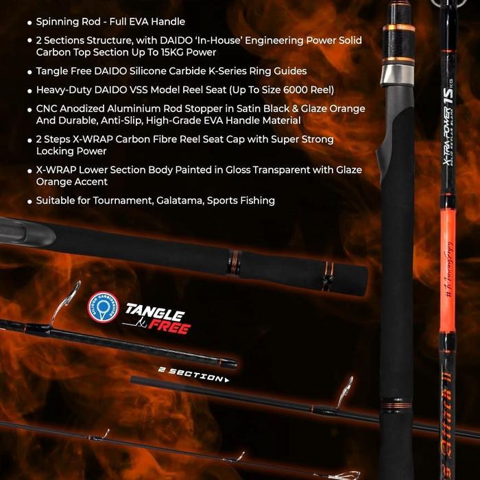 JORAN DAIDO ARES ATTACK 180 17LBS & 20LBS