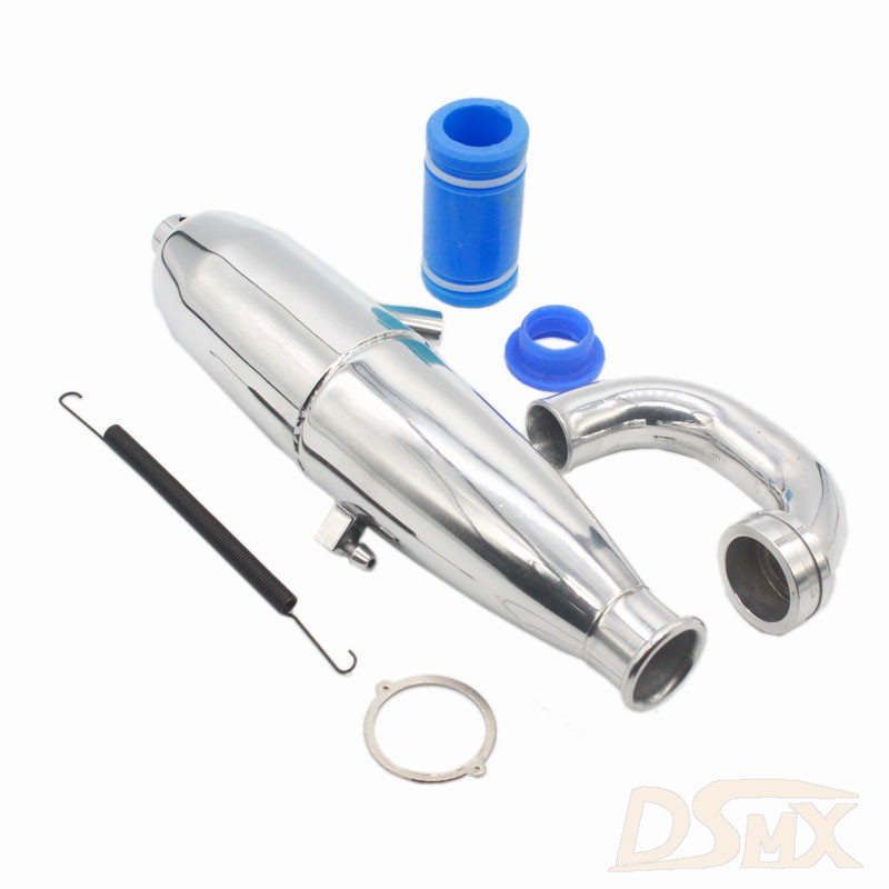 Hsp Part Bq010 Rc Exhaust Pipe & Header Thicken Upgrade Fit Hsp 1:8 Nitro Buggy