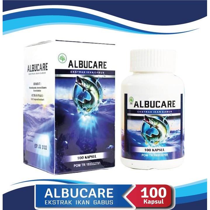 Kapsul Ikan Gabus Luka Operasi Isi 100 Albumin Albucare ORI
