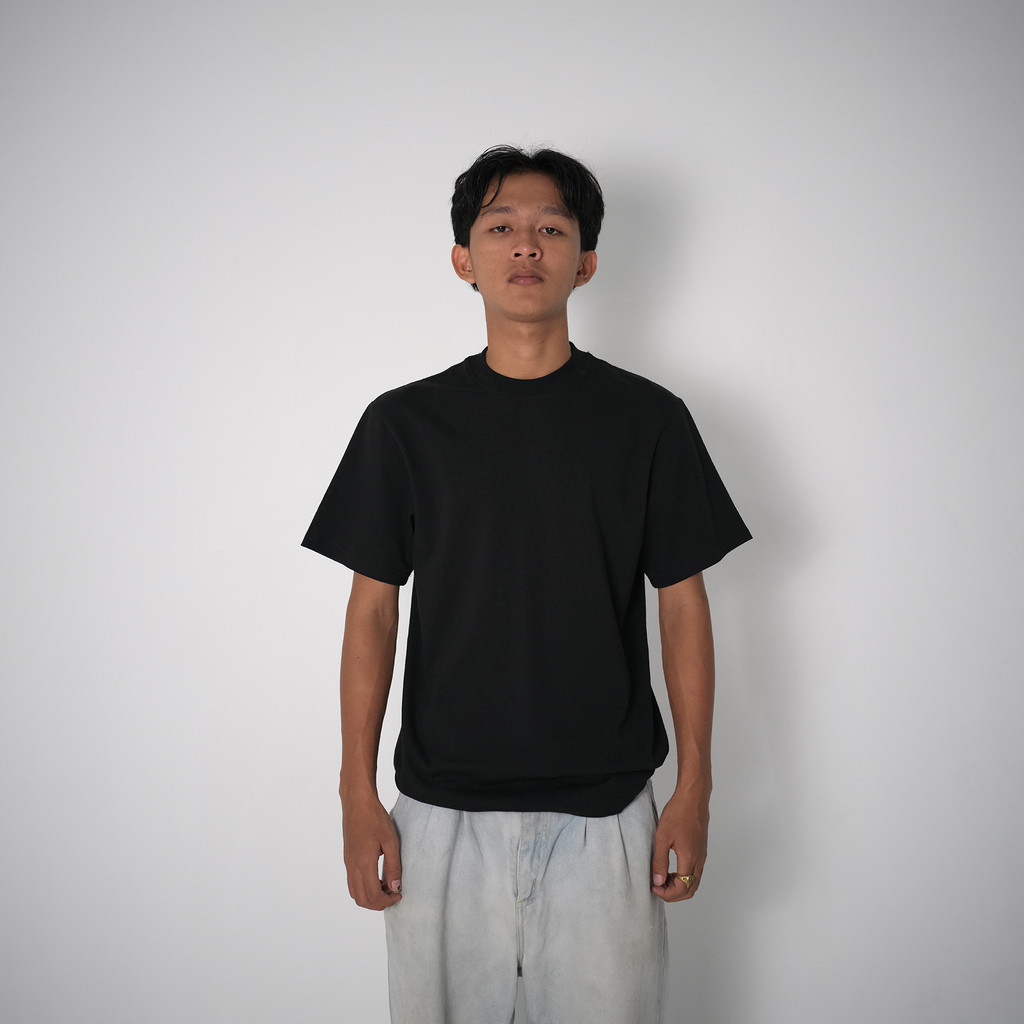 Thanksinsomnia Tshirt Kayla Back Logo Black - Heavy Cotton 20s 230 gsm 100% Cotton Unisex Tee