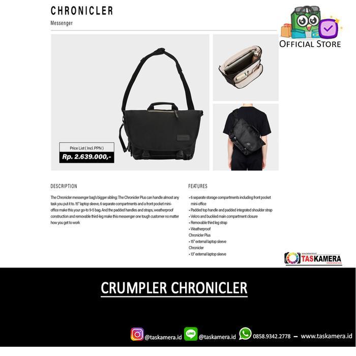 Crumpler Chronicler Messenger Bag - Tas Selempang Crumpler