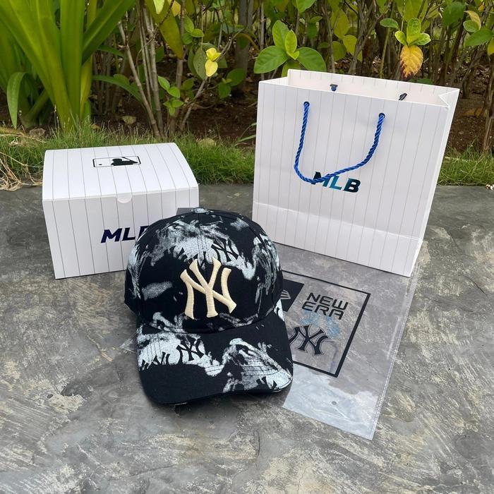 Mlb Baseball Cap Faded 100% Original Topi Pria Topi Wanita