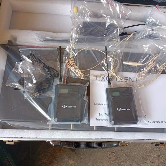 Tntgmusic- Mic Wireless Qa Electronic Hmd 45 Pro Clip On Headset Original