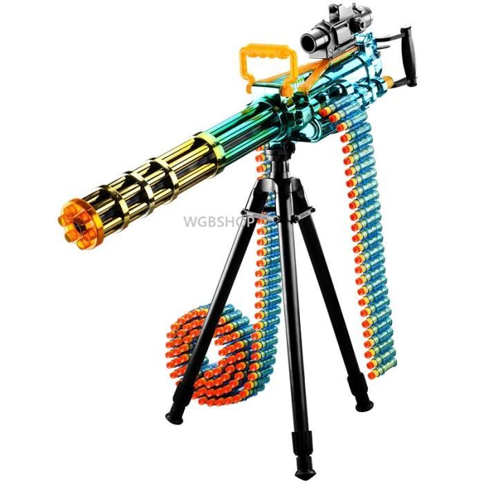 Mainanan Anak Gatling M-134 Toy Notnerf Busa Dart Soft