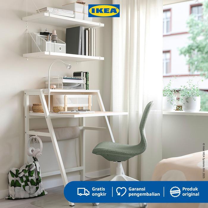 IKEA MITTPLAN Meja Kerja / Belajar Minimalis Putih 80x60 cm