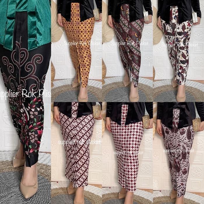 ROK SPAN / SEPAN BATIK WIRU bahan JARIK KATUN