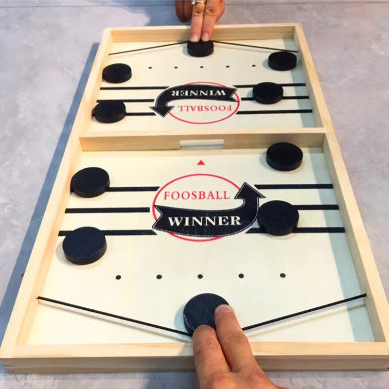 Fast Sling Puck Table Hockey Game Toys Table Super Winner Sling Puck Battle Desktop Game Board Game 