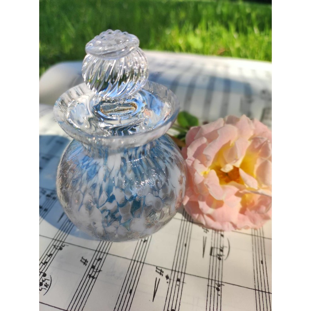 High Grade Czech Crystal Handmade Ink Bottle Fullerburg