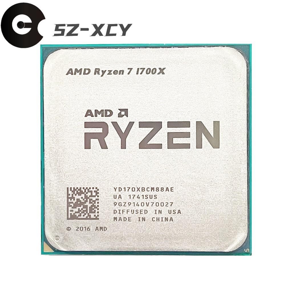 AMD Ryzen 7 1700X R7 1700X 3.4 GHz Eight-Core CPU Processor YD170XBCM88AE Socket AM4