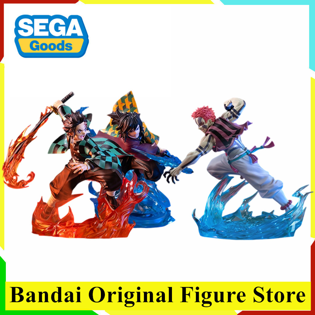 Original SEGA Xross Link Akaza Hakuji Tomioka Giyuu Kamado Tanjirou Action Figure Toys Demon Slayer