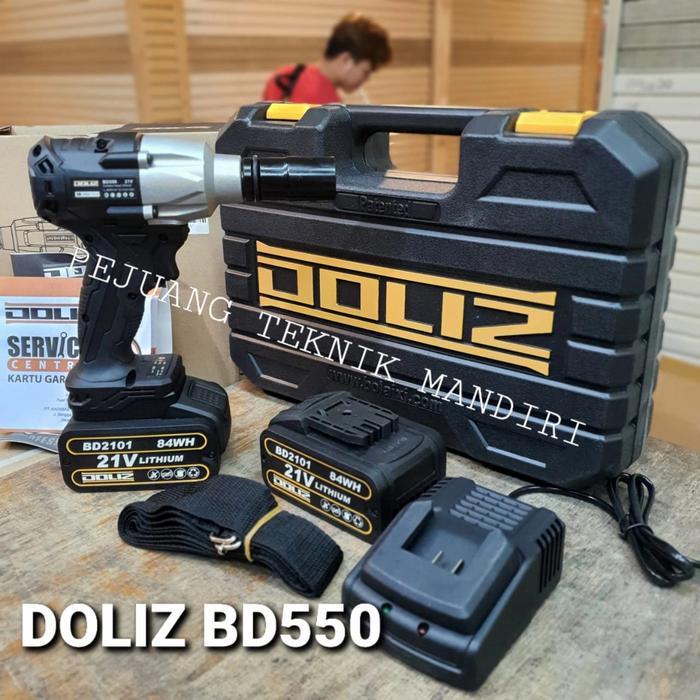 Termurah Cordless Impact Wrench Doliz Bd550 Brushless / Doliz Bd 550 21V Terlariss 
