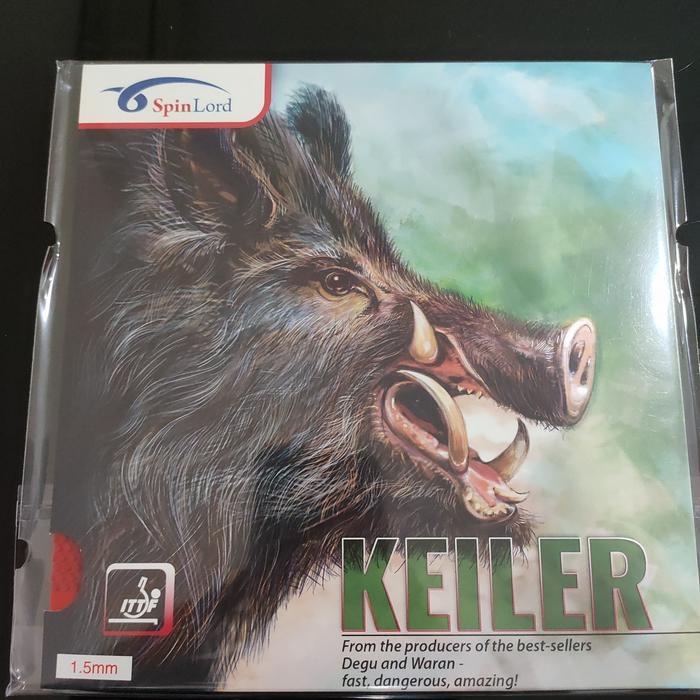 SPINLORD Keiler [ Medium Pimple Rubber / Karet Bintik Medium ]