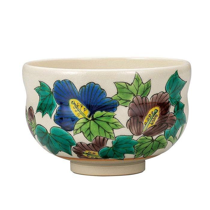 Chawan - Kutani Ware Hibiscus - Made in Japan