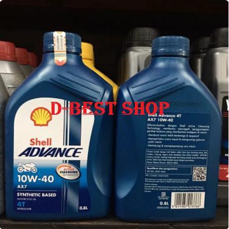 Oli shell AX7 AX 7 10/40 - 0,8 liter