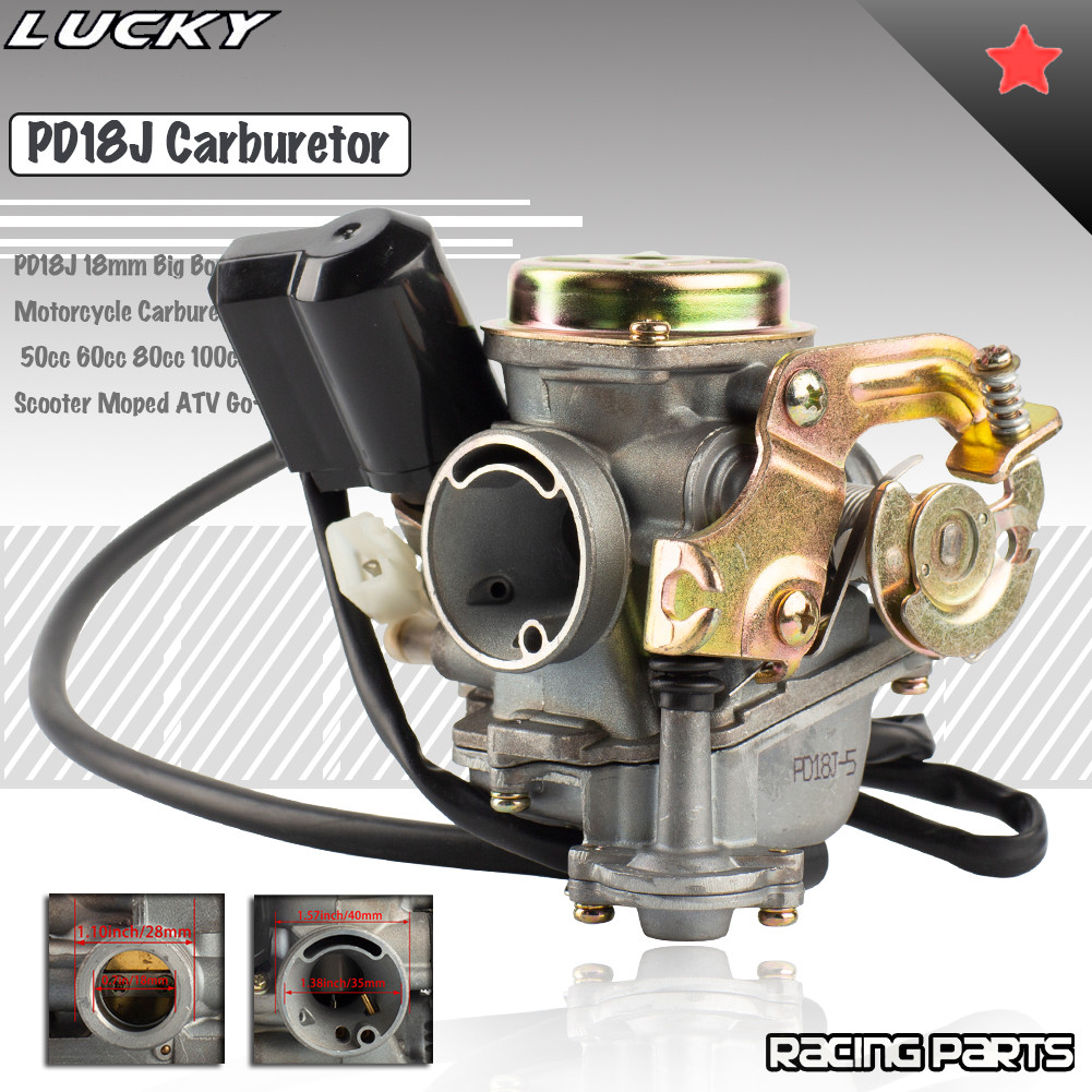 Motorcycle PD18J 18mm Big Bore Carb CVK Carburetor For Chinese GY6