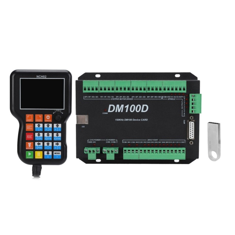 Cnc Controller Multifunctional Offline Motion Controllers For Engraving Milling Machine Dc 24V3 Axes