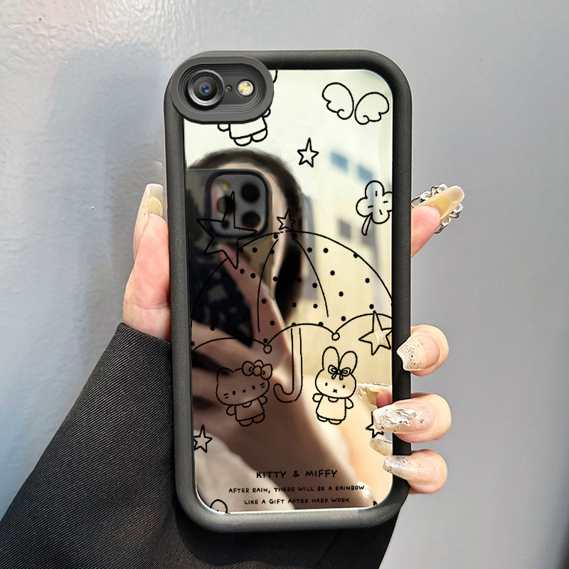 Casing Hp OPPO A39 A57 A57T A83 Case HP Casing pola Lukisan kartun anime Kartun Kasing cermin Cesing