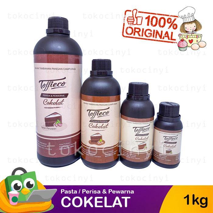 ls56- Toffieco Pasta Perisa & Pewarna - Cokelat / Coklat 1Kg
