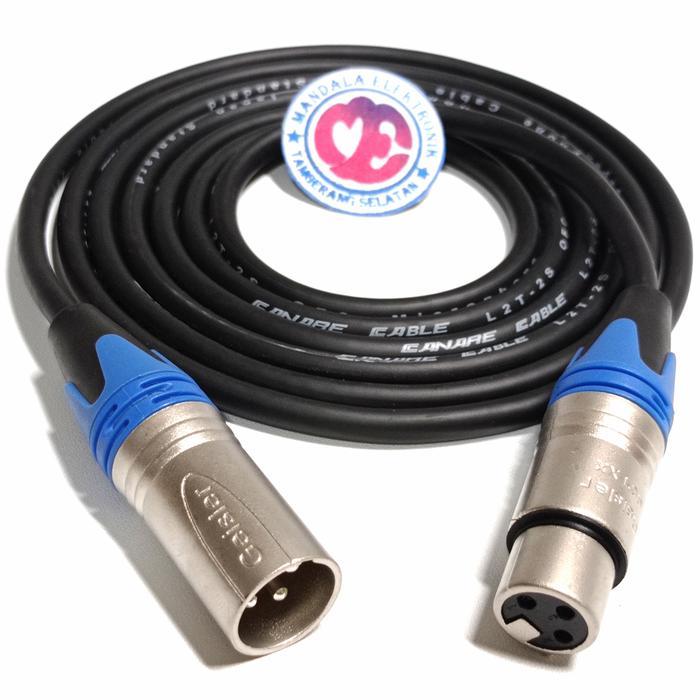 Kabel Jack XLR Male To Jack XLR Female 4 Meter