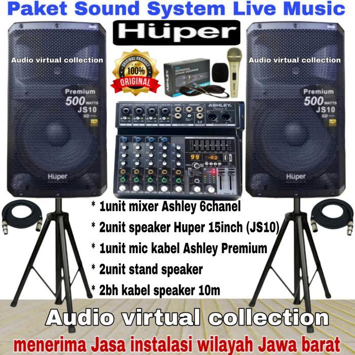 Paket Sound System HUPER 15inch JS10 ( TOP I ) Original