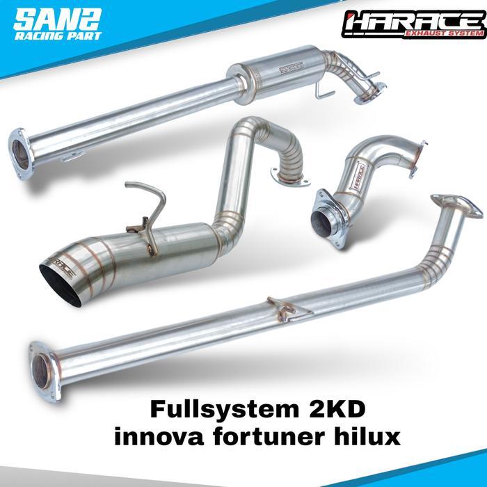 Knalpot Mobil Full system Innova Diesel Lama 2KD Fortuner 2KD muffler