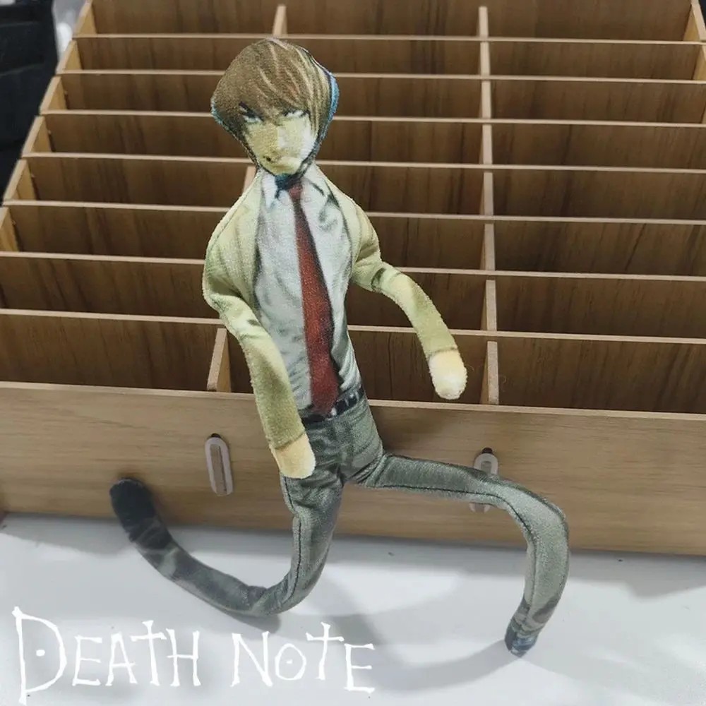 DEATH NOTE Yagami Light Cosplay Poseable Plush Doll Stuffed Dolls Iron Wire Joint Flexible Fashion