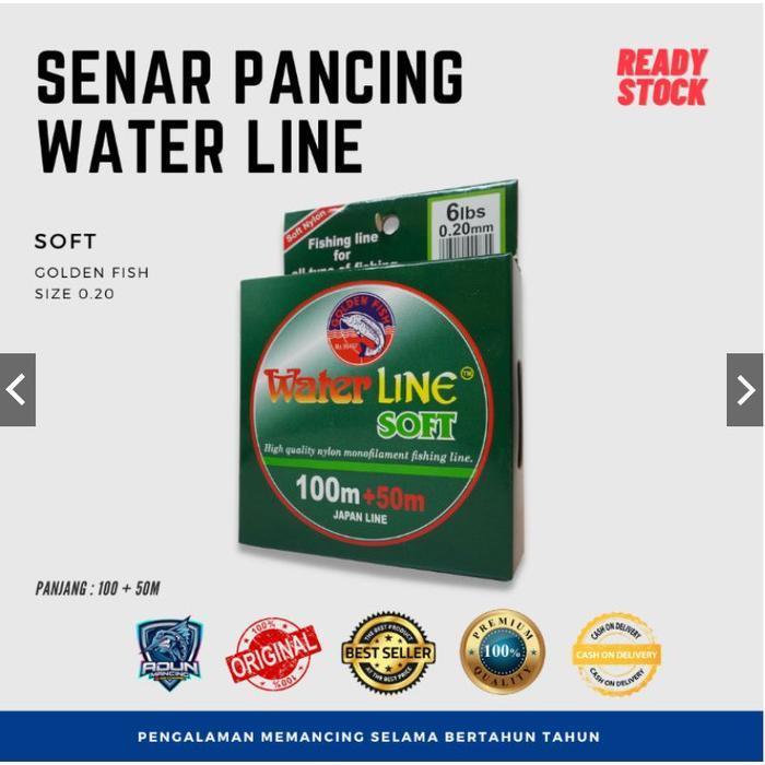 Senar Pancing Nylon Monofilament Water Line Soft 150m Untuk Mancing Lo