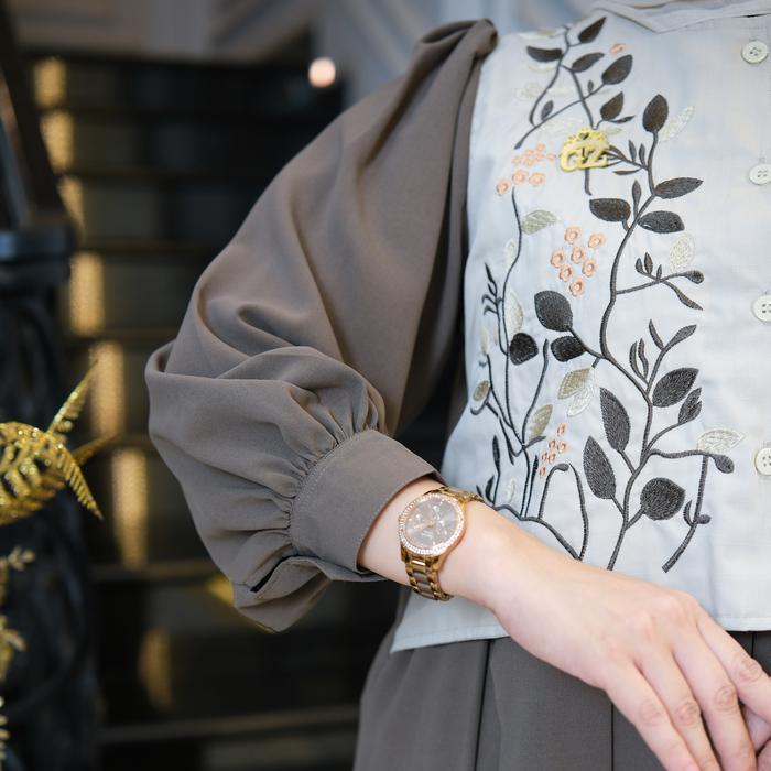 Gwenza - Haruna Dress Bordir - Muslim Wanita