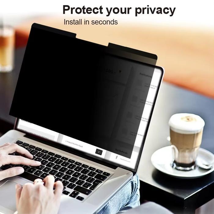 LAPTOP ASUS LENOVO ACER HP DELL 13 14 INCH MAGNETIC ANTI SPY LAPTOP SCREEN GUARD PRIVACY PELINDUNG
