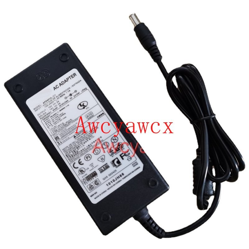14V 3A Power Supply Ac Adapter Charger For Samsung Monitor Sa300 A2514_Dpn A3014 Ad-3014B B3014Nc