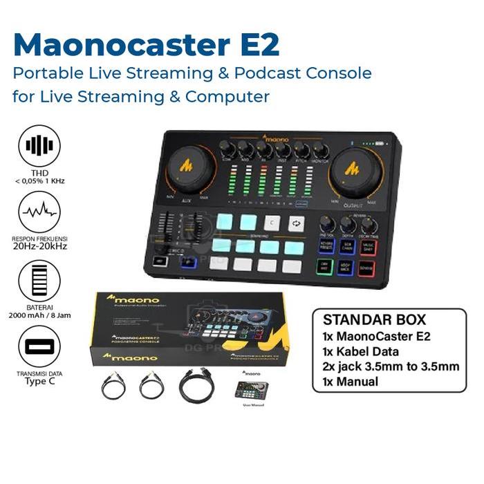 426e- Maono Ame2 Maonocaster E2 Portable Live Streaming Podcast