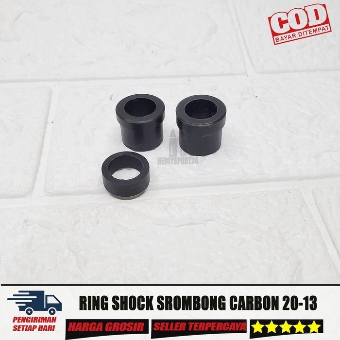 bojm- Ring Shock Srombong Carbon Ring Carbon Od 20,22,25 Ganjelan Srombong Rapih Dan Presisi